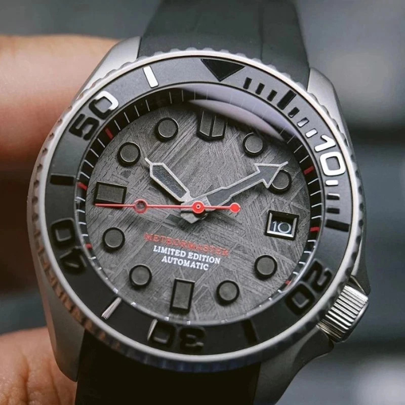 Meteorite Style Watch Dial for NH35 NH36 7S26 28.5mm Gray Repair Replace Premium