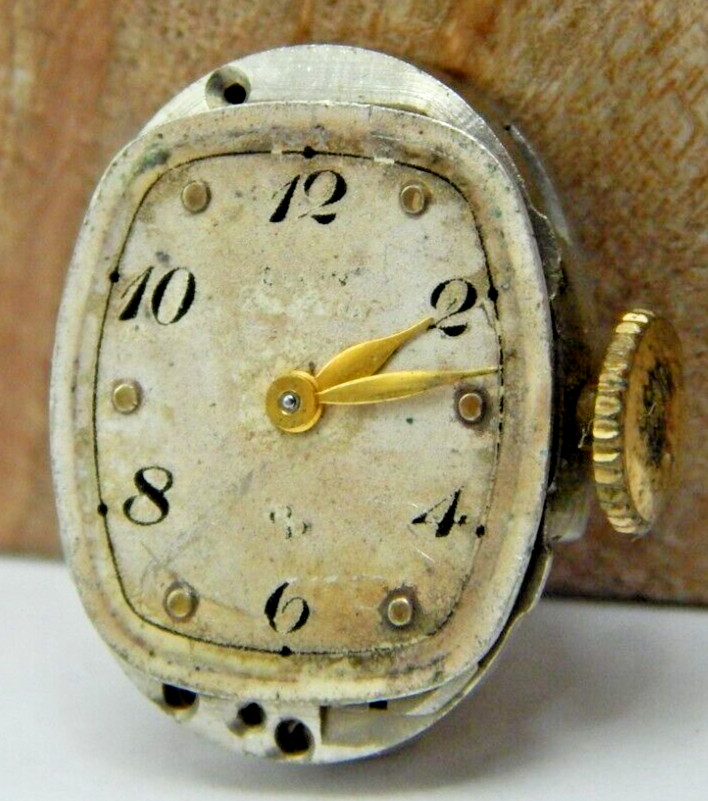 Vintage 1948 Elgin 617 17 jewel 4 Adjustment 21/0s ladies wrist watch movement
