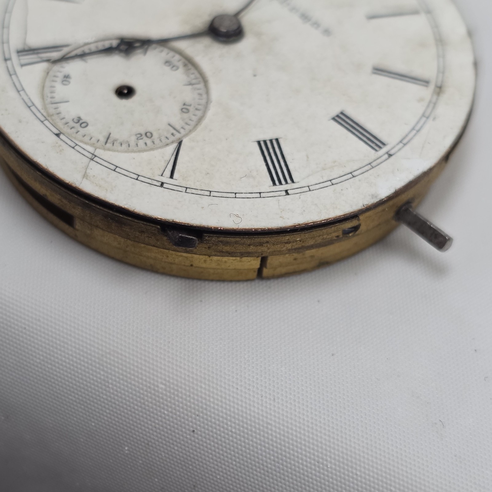 1891 Seth Thomas Model 14 Grade 46 7J 6s Pocket Watch Movement For Repair