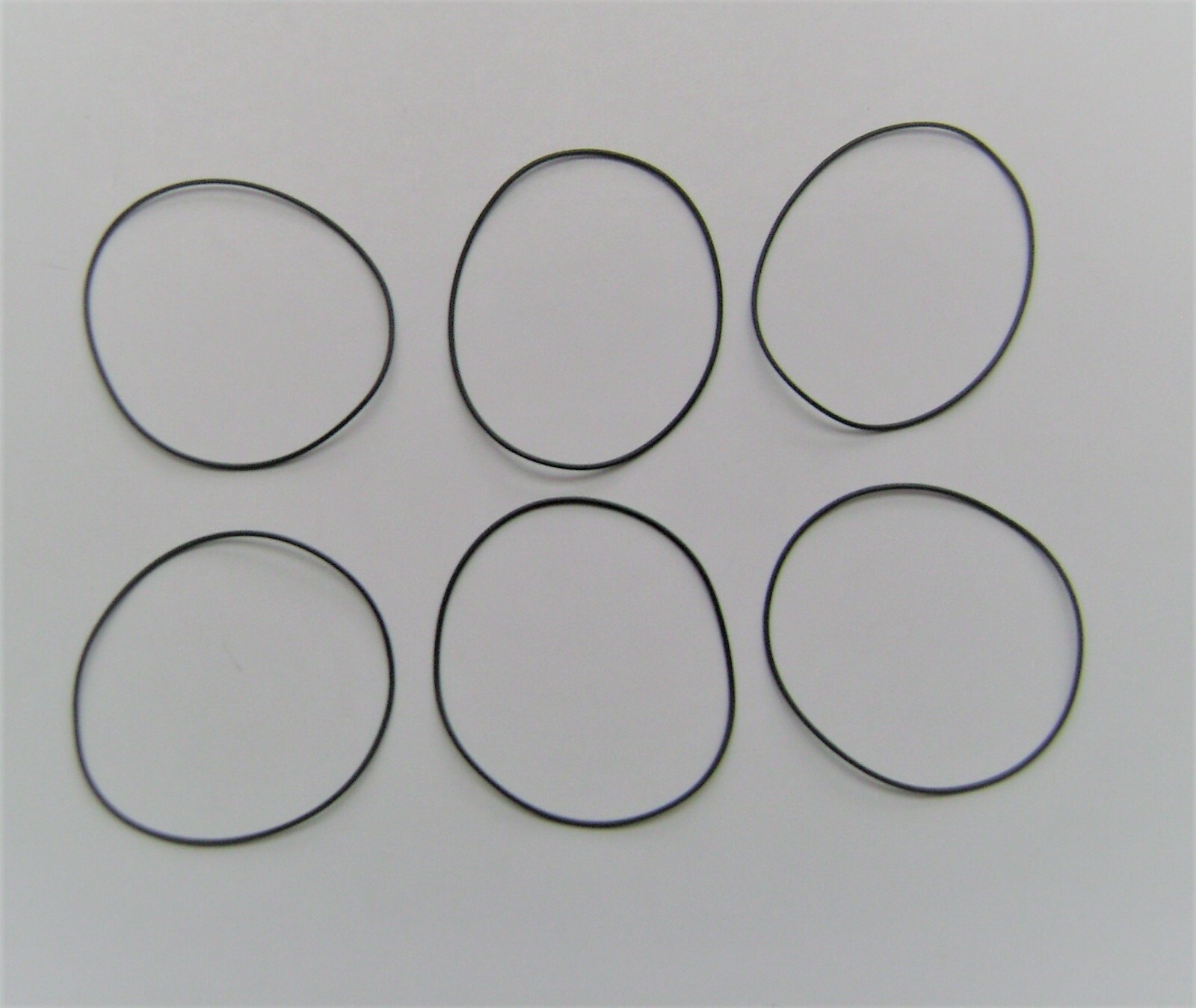 Watch case back bezel gaskets Flat many sizes & thickness x 6 pieces see list