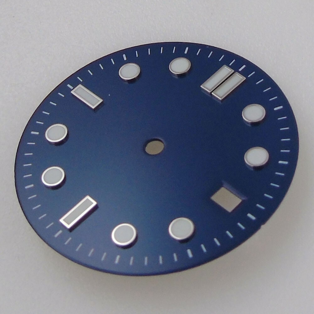 Green Lume Mod White 31mm NH35 Watch Dial Face fit NH35 NH36 Movement Watch Part