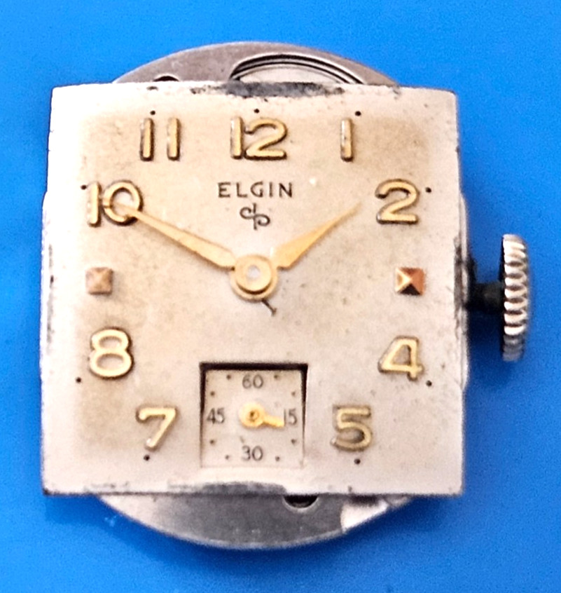 ELGIN 712 17J Watch Movement (REMOVED FROM GOLD CASE/BALANCE RUNS) lot76