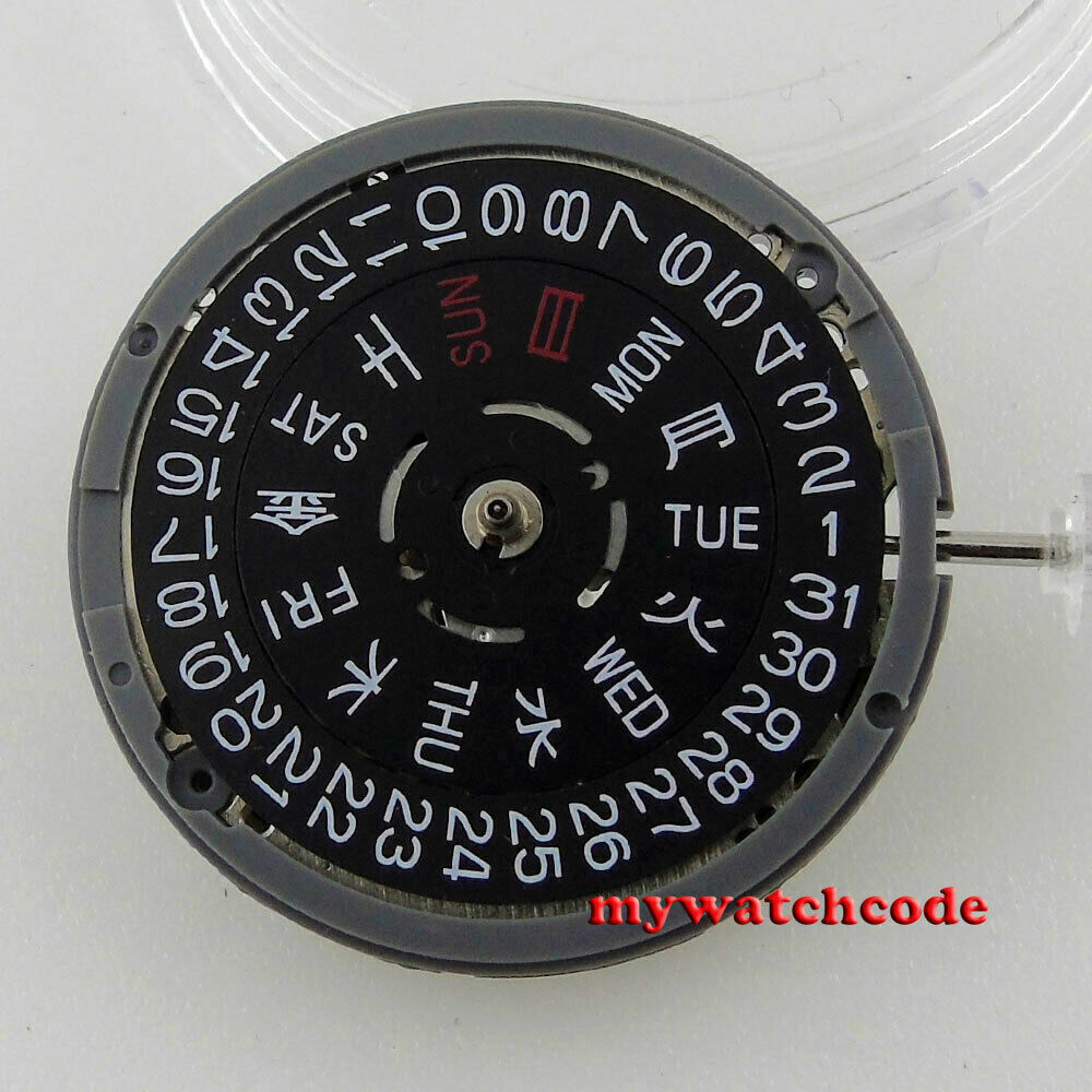 24 jewels Japan NH36A Mechanical Movement 3 & 3.8 O’clock Crown TMI or SII