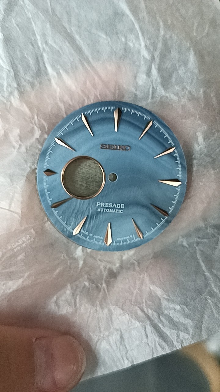 35mm Hollow Out Fritillaria Watch Dial No Lume for Nh38 Nh70/72 Movement Parts