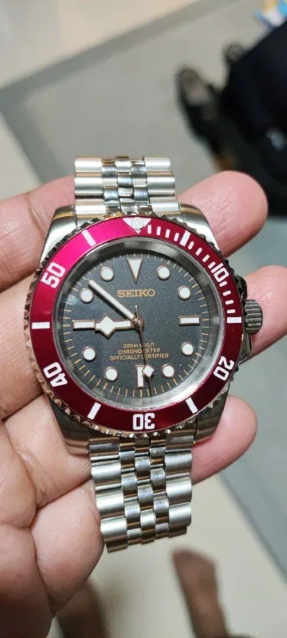 Watch Hands Green Luminous Silver Needle For NH35 NH36 7S26 4R35 4R36 Movement