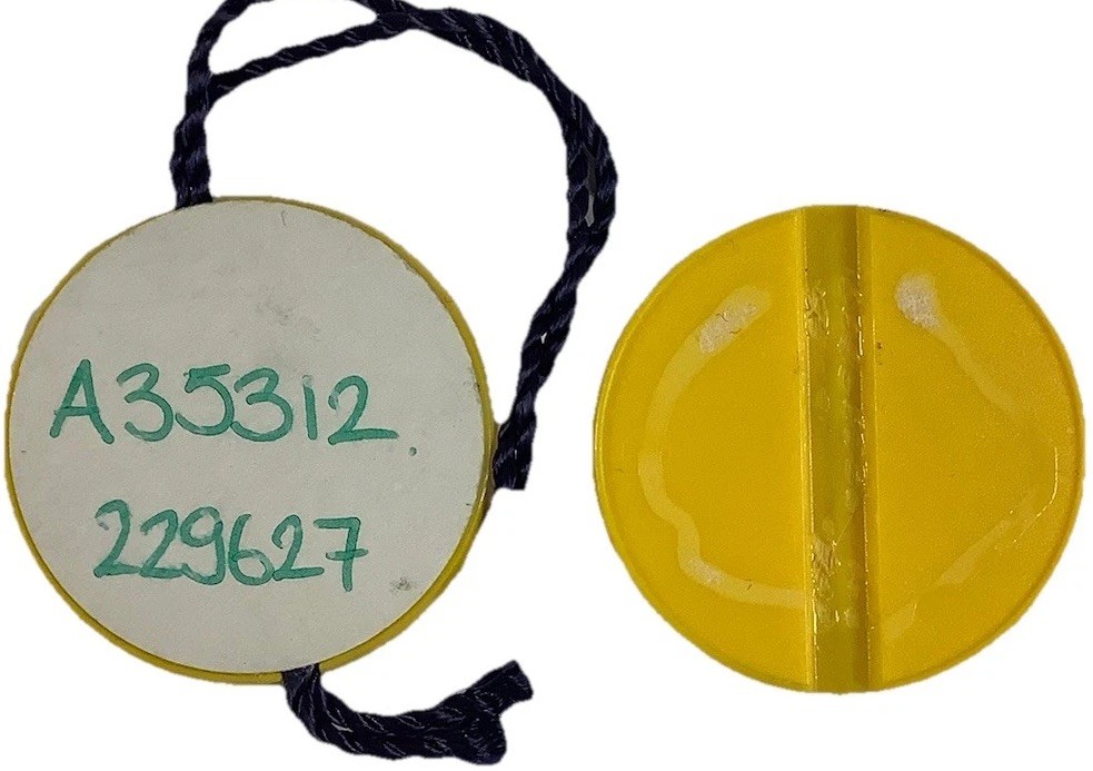 Two (2) Original Breitling 1884 Hang Tags Shipped In Standard Envelope