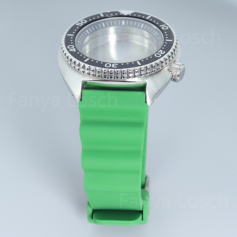 45mm Watch Case Strap Modify turtle skx007/009 Mod Sapphire For Seiko NH34 35 38