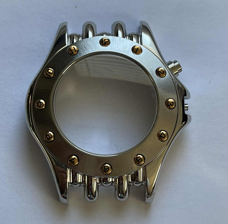 NOS Genuine Seiko Kinetic 5M22-6B10 Stainless Steel watch Case Head Part
