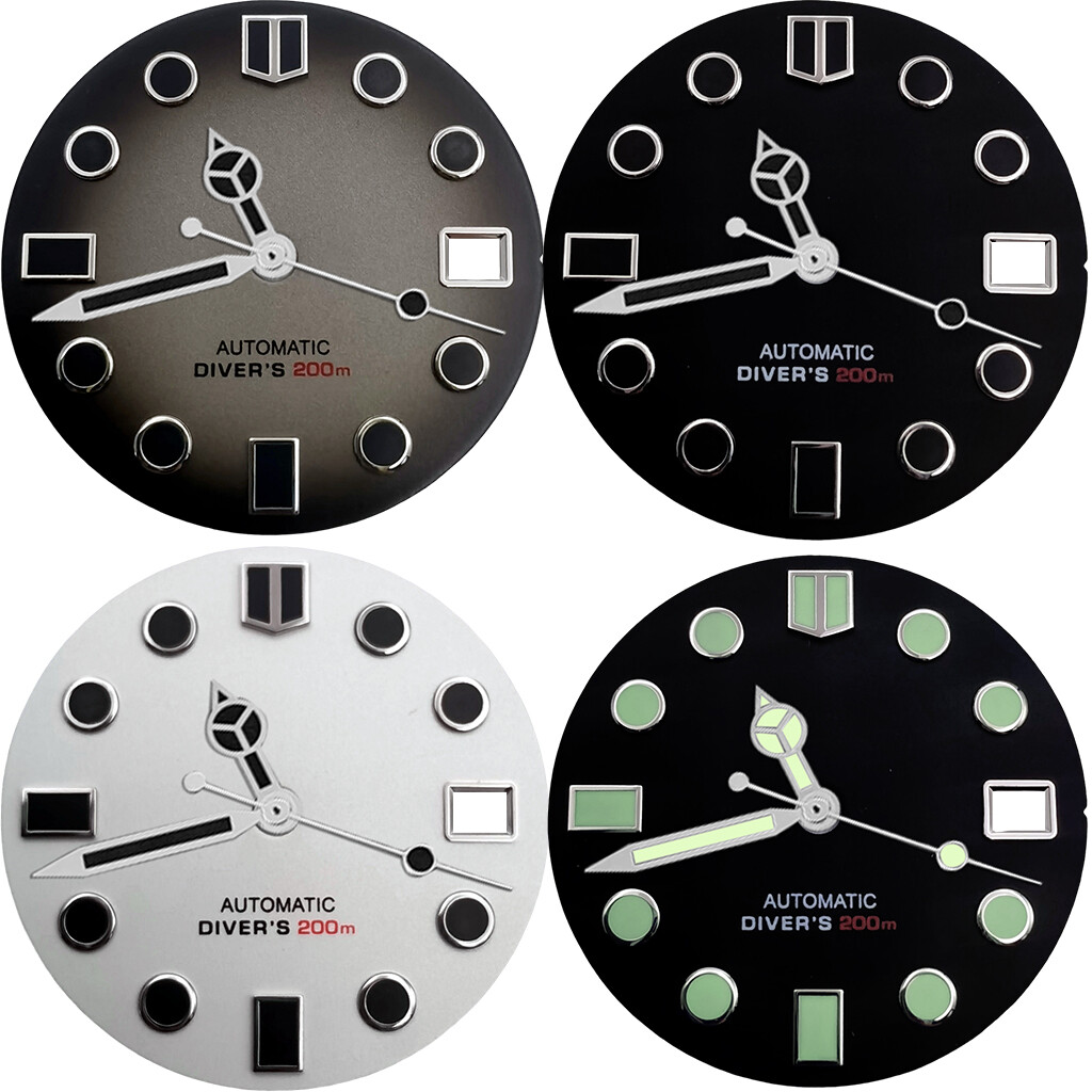 28.5mm Watch NH35 Dial with hand sterile Automatic movement Watches Parts