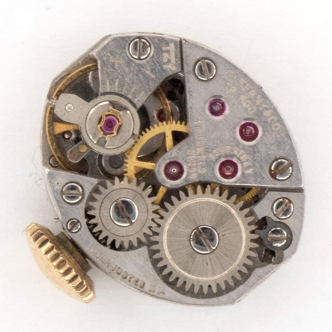 Vintage Tiffany & Co. 12.9 x 15.2 x 4.7 mm Wristwatch Movement