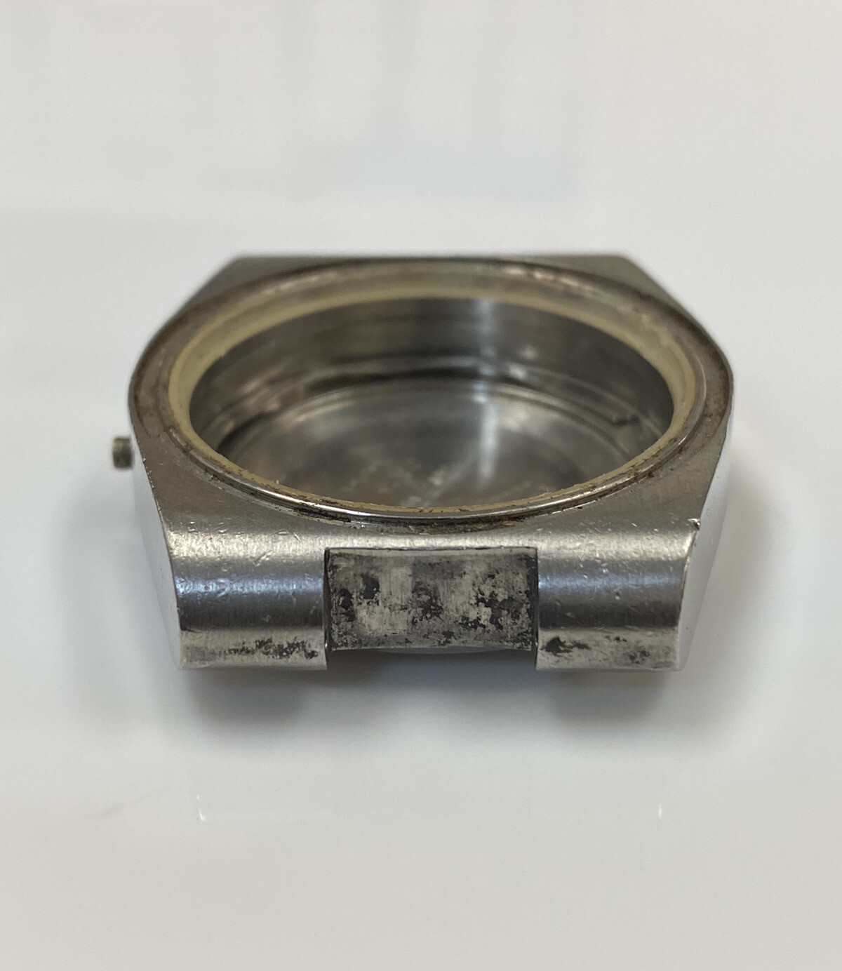 Original Longines Admiral Watch Ref. 2323-2 Cal. 6651 Stainless Steel Case Back