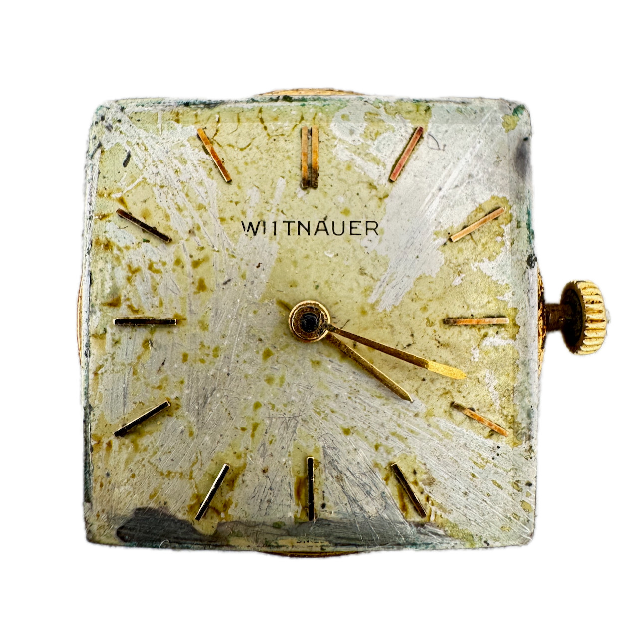 Vintage 23.5mm Wittnauer 17j Mechanical Men’s Wristwatch Movement 10M Swiss