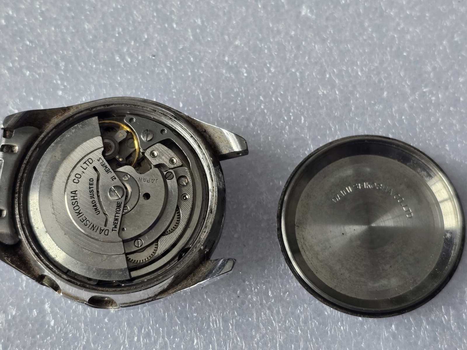 VTG DIANI SEIKOSHA BELL-MATIC Steel Watch. Ref: 4006-7029. Cal: 4006A. For Repai