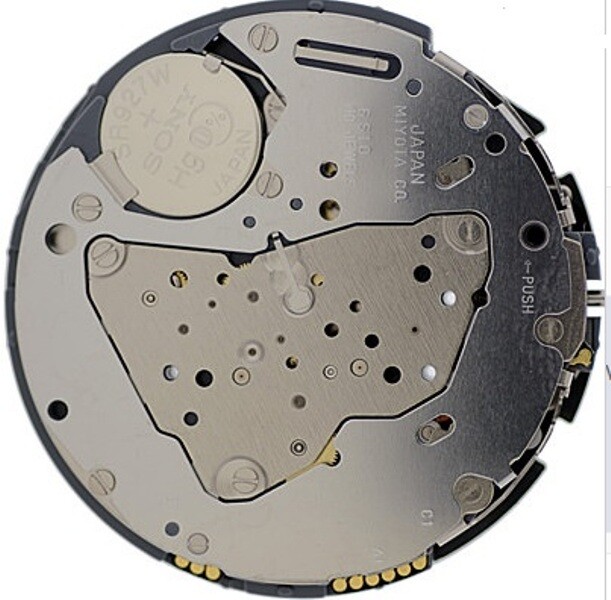 Miyota Quartz Movement 6S10 Date At 3:00 Overall Height 7.5mm