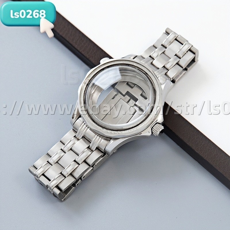 41mm Steel Watch Case Bracelet Strap Fit 8215 8200 Movement
