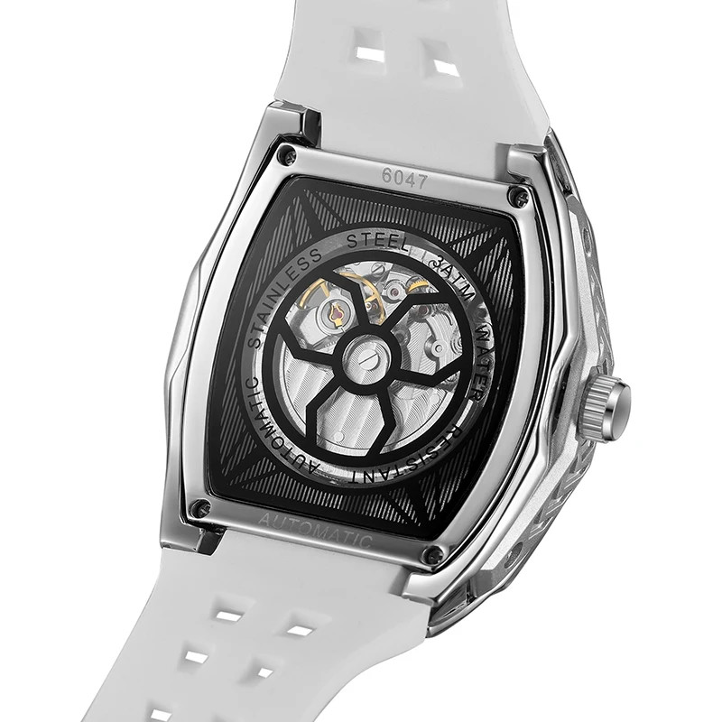 Designer Luxury Moon Phase Toubillon Waterproof Silicone Men’S Watches