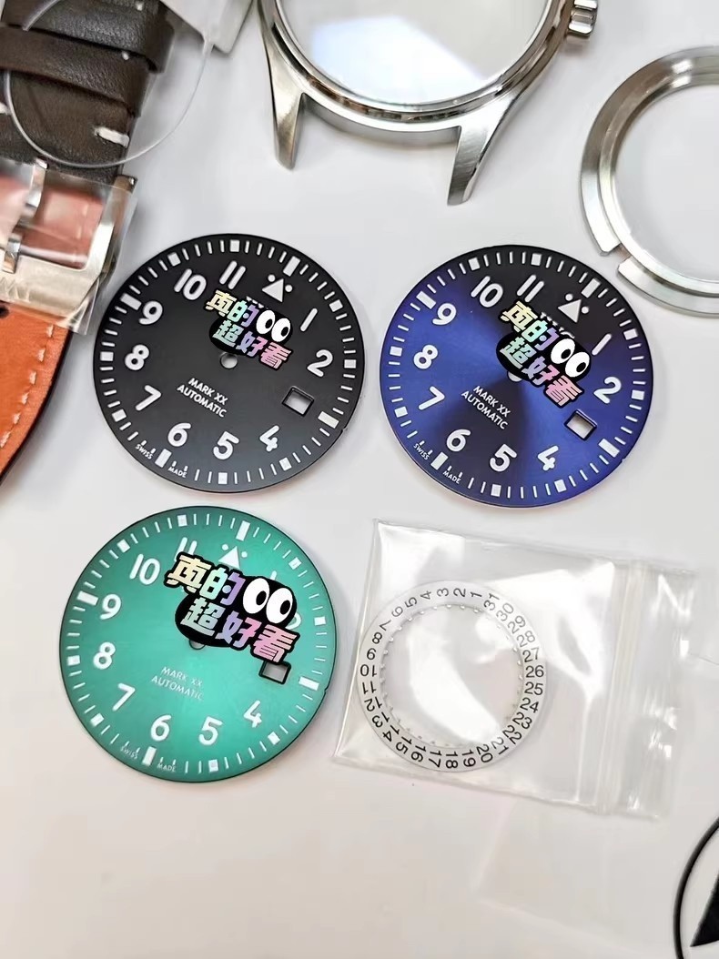 DIY 40mm Watch Case+Leather Strap For 2892 Movement After-sales accessories