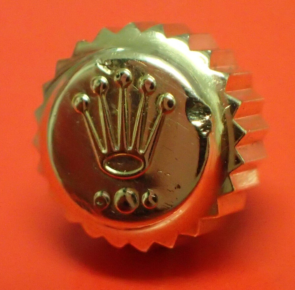 Genuine Rolex Gold Crown 704-8, 7mm, Fits Daytona/Submariner