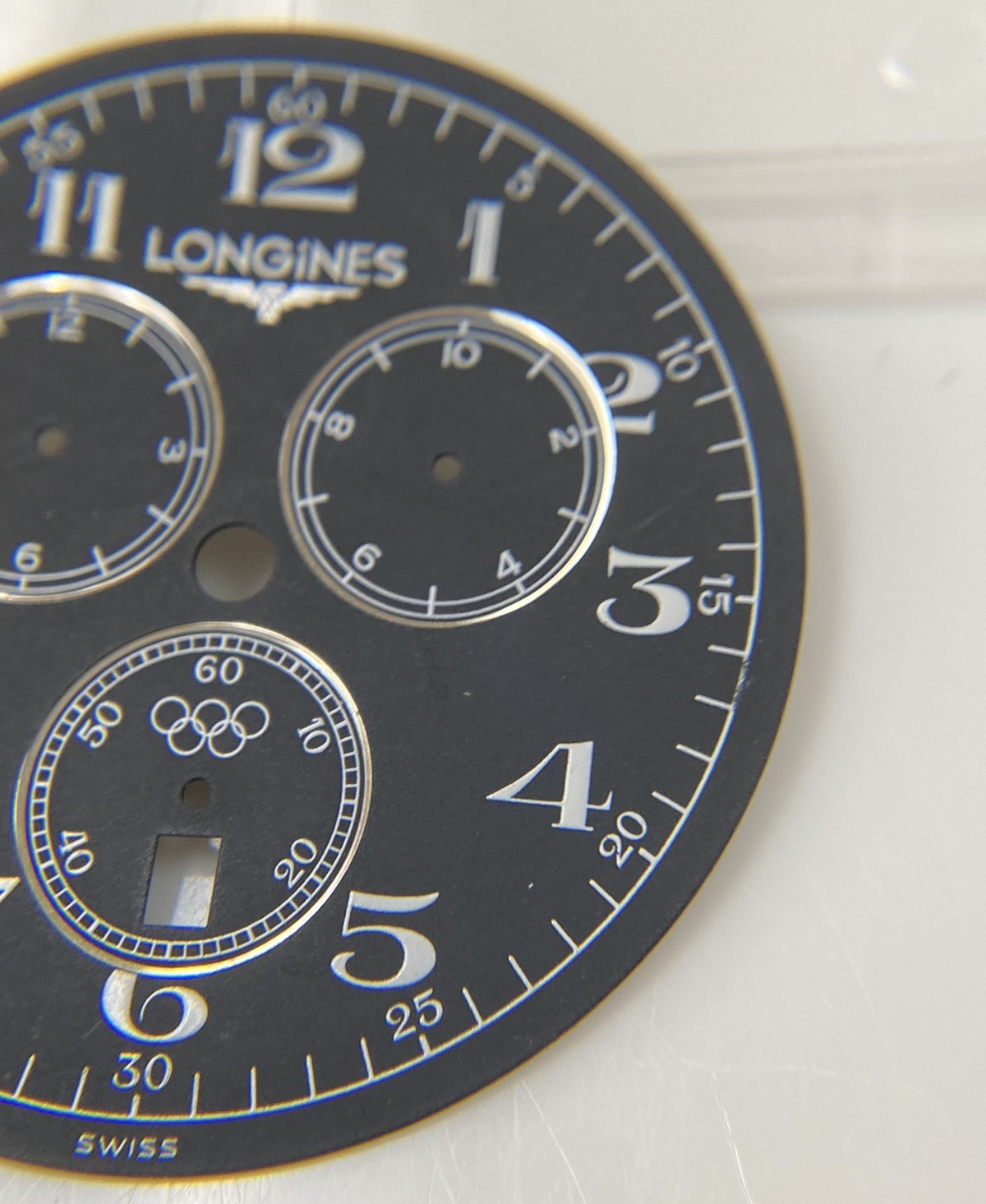 Genuine Longines Olympic Chronograph L2.649.4 ETA 251.262 Black 37mm Dial