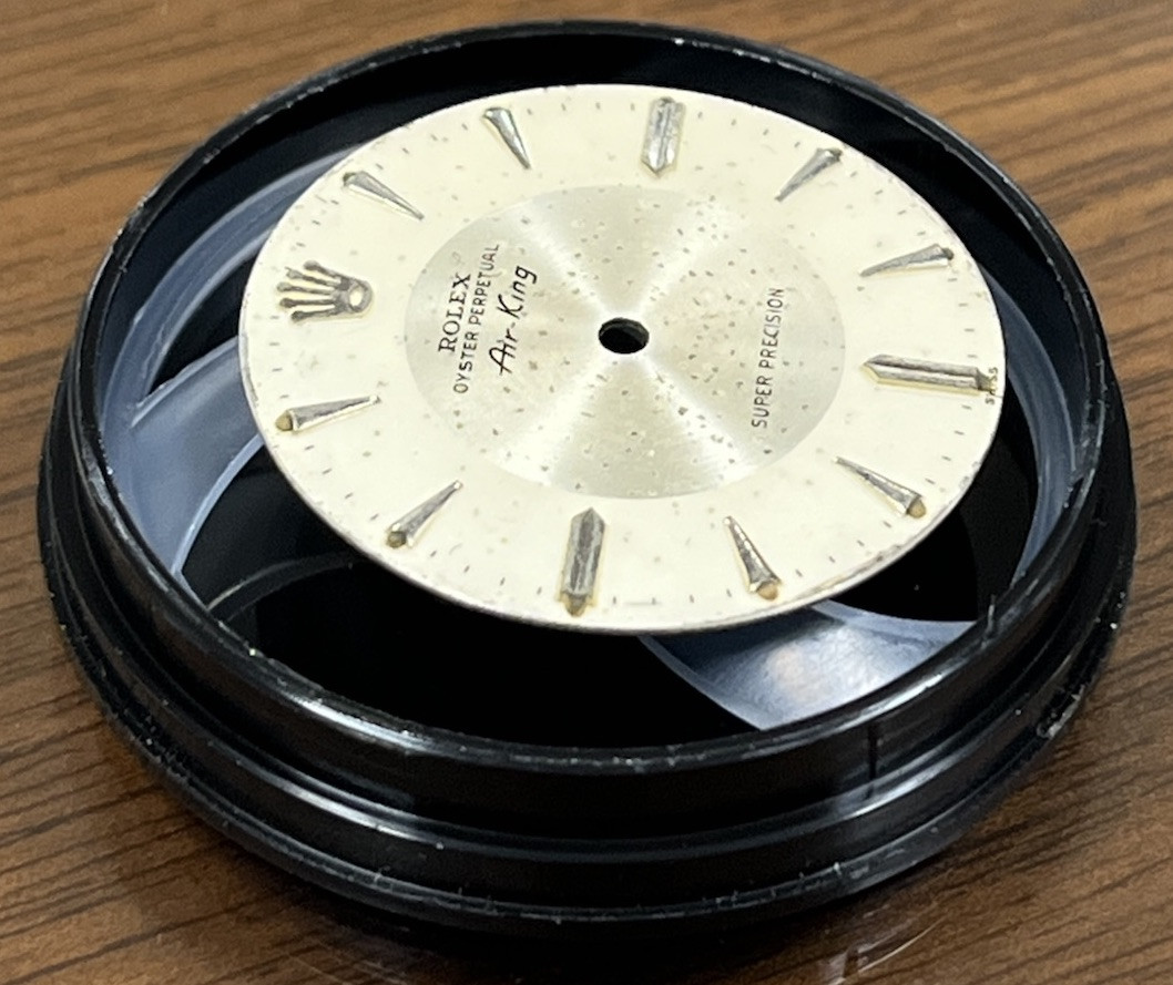 100% Orig RARE vintage Air King 1950s Rolex 5500 Super Precision Bullseye Dial