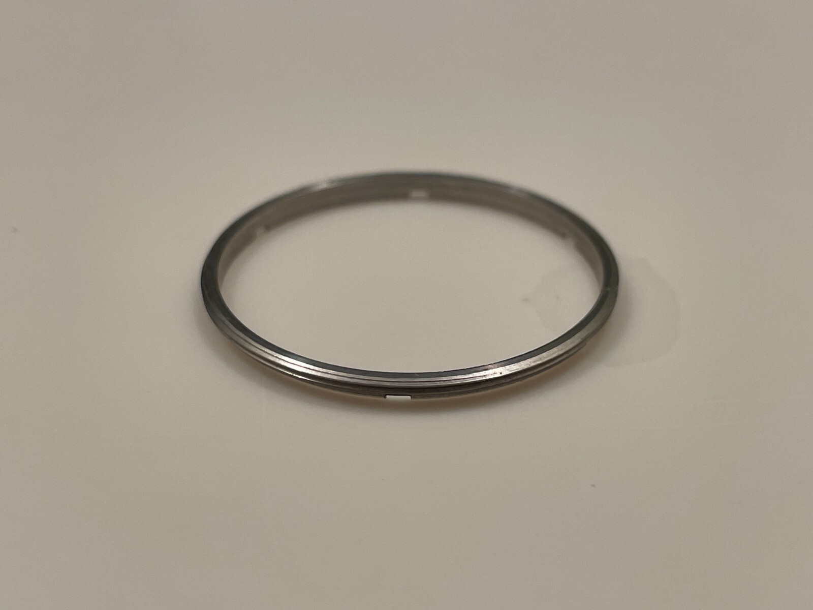 Bulova Accutron TWO Case Back Rings for watch, 214 CAL 2182 for parts stainless