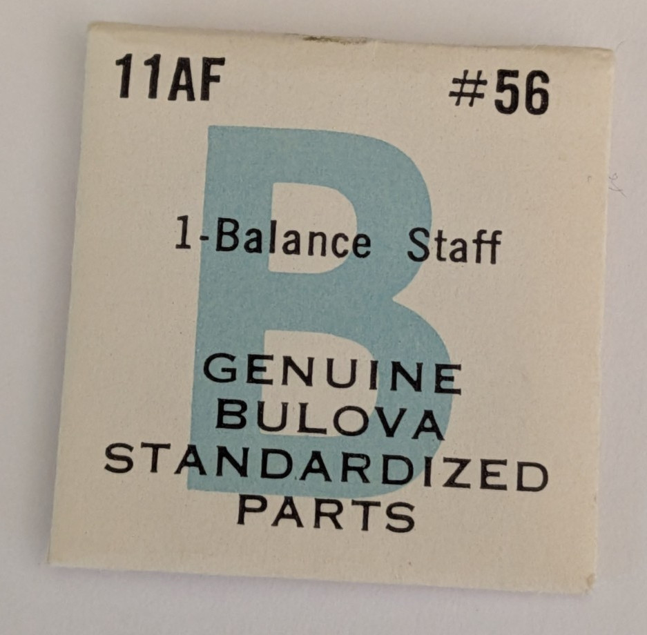 NOS Vintage OEM Bulova Watch 11AF Balance Staff – Part #56 – Lot of 2