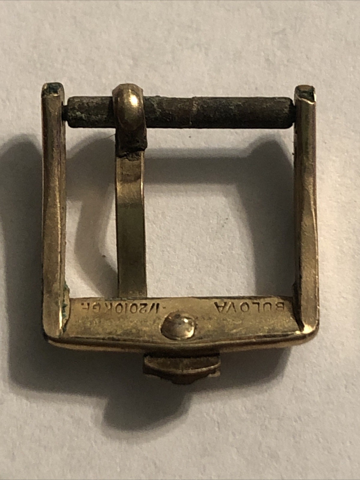Vintage Bulova Accutron 1/20th 10K Gold Filled Watch Buckle Circa 1960s