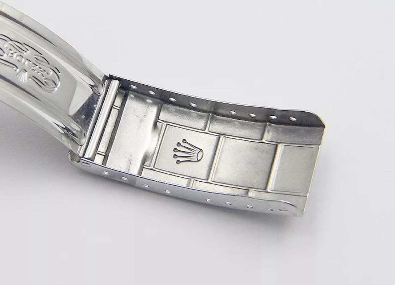 Genuine Rolex Submariner 93153-18 Buckle Deployant Clasp for Watch 1990 #1336