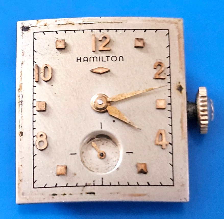 HAMILTON 770 22J WATCH MOVEMENT (REMOVED FROM GOLD CASE/BALANCE RUNS) LOT66