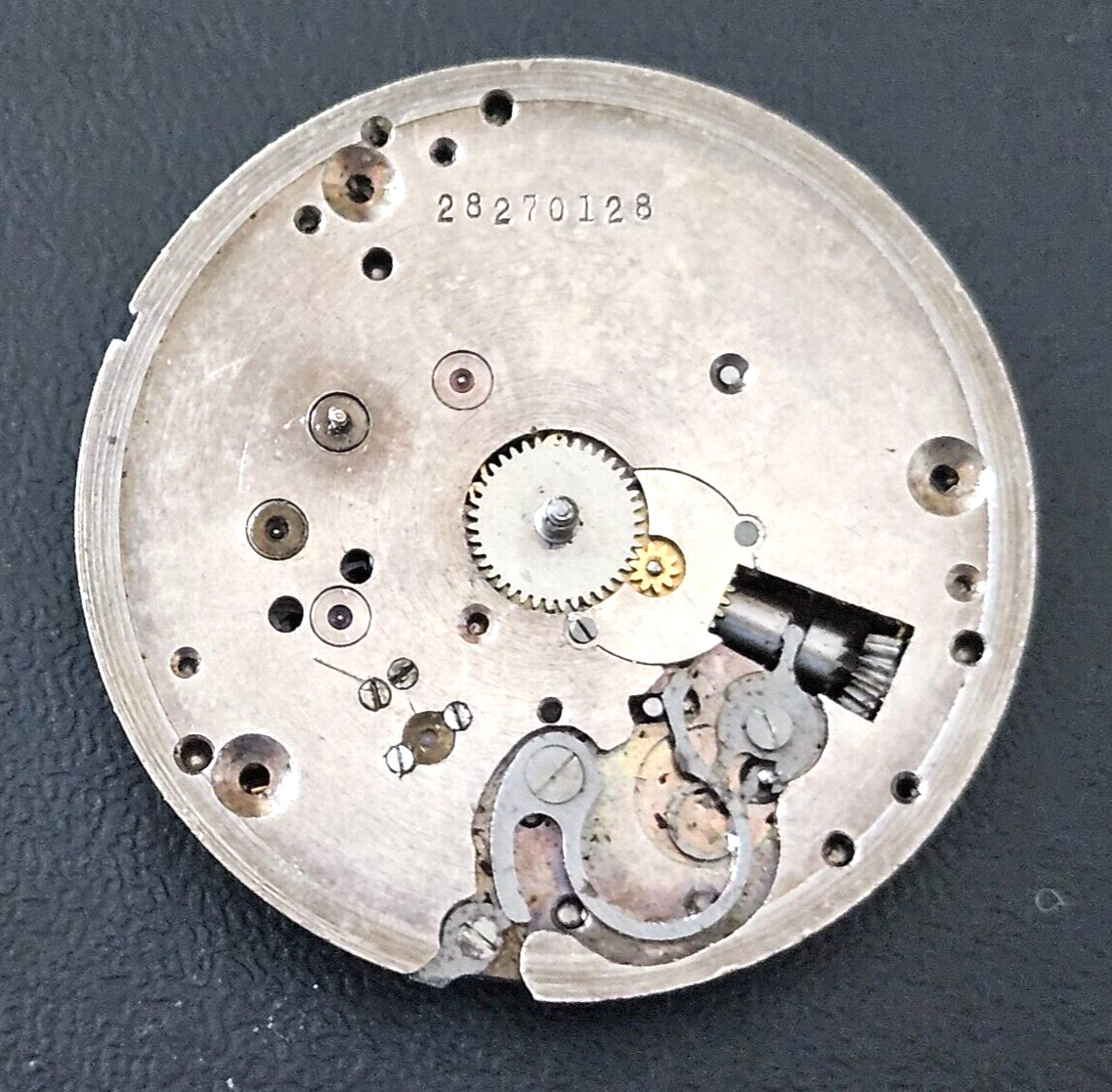 VINTAGE~1925 ELGIN 387 16s~17J USA WATCH MOVEMENT 104