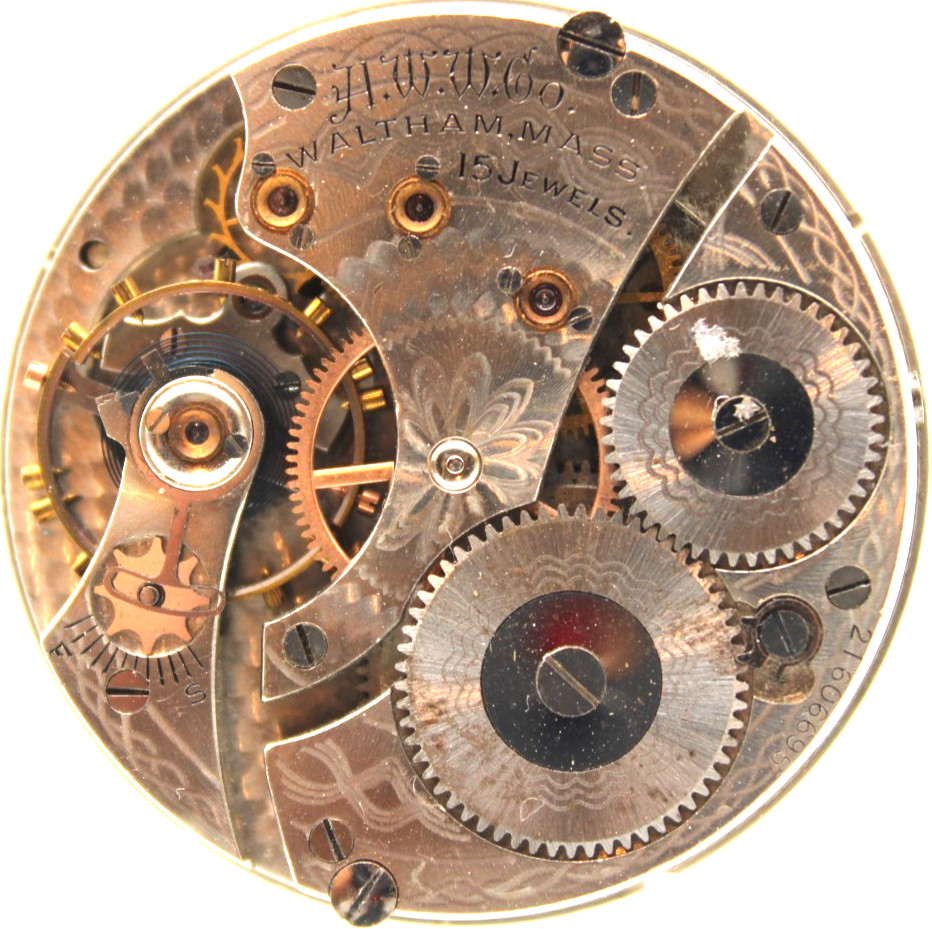 1917 WALTHAM POCKET WATCH MOVEMENT 21606695 GRADE: 620 16s 15j (ED)