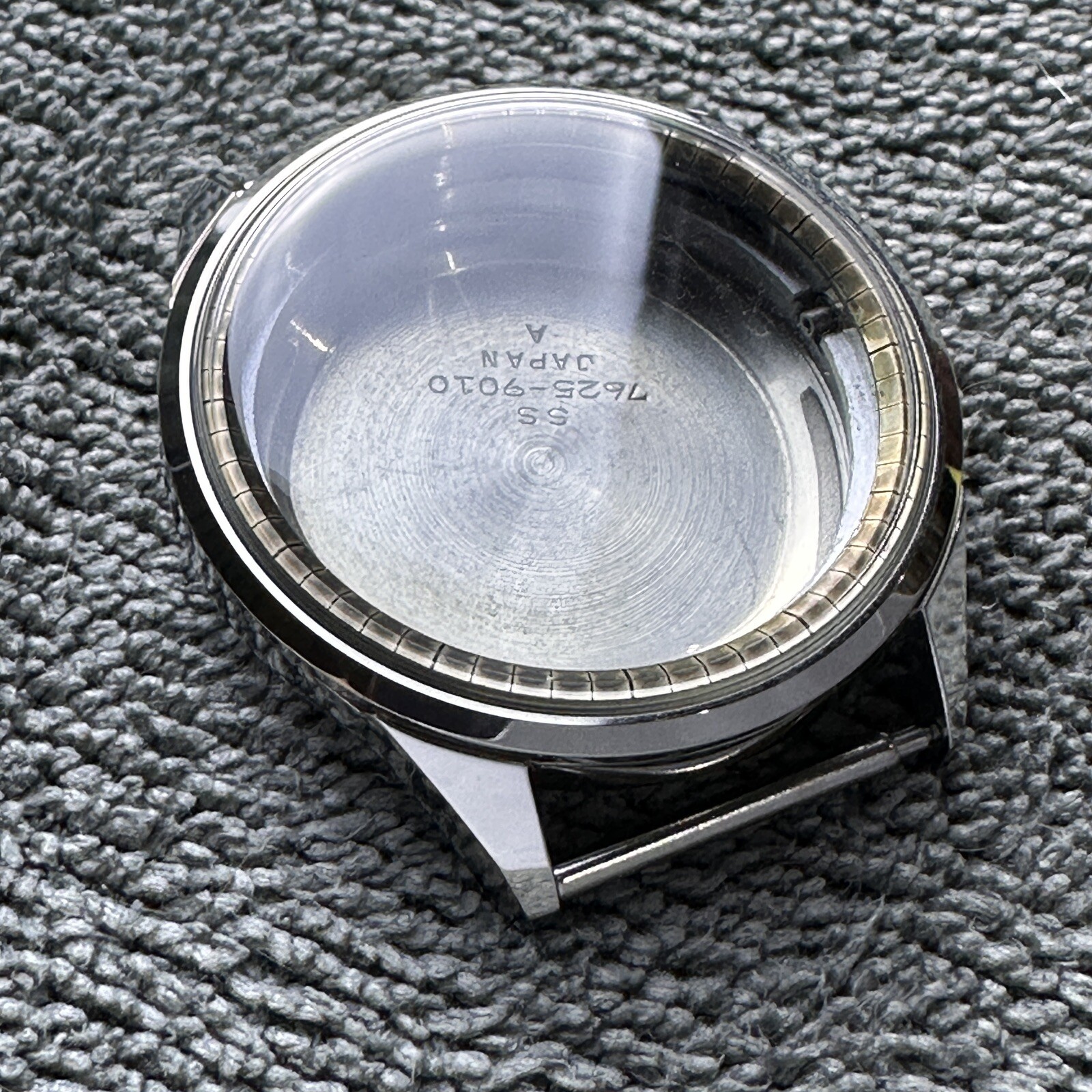 ORIGINAL NEW OLD STOCK ‘1965 VINTAGE SEIKO SPORTSMATIC 7625-9010 SS CASE