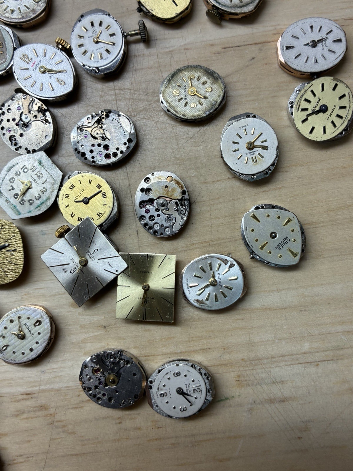 Large Lot vintage ladies watch Steam punk movements Parts Repairs Watchmakers