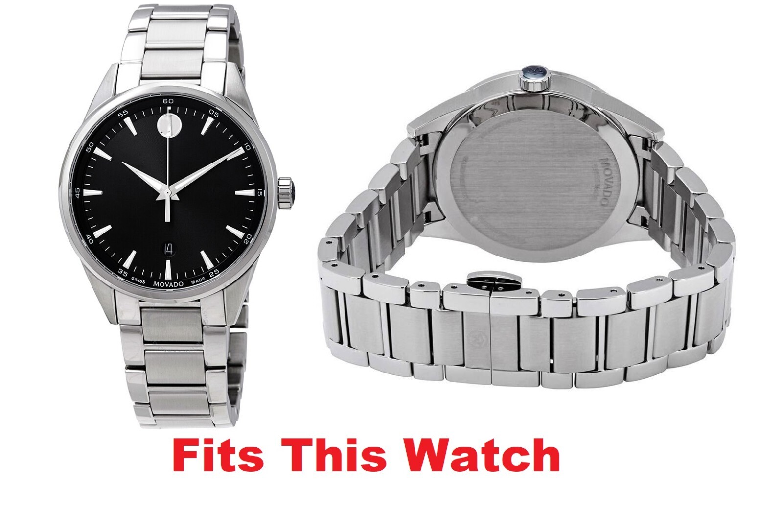 Movado Stratus Men’s Watch 607243 Clasp 72.1.14.1487