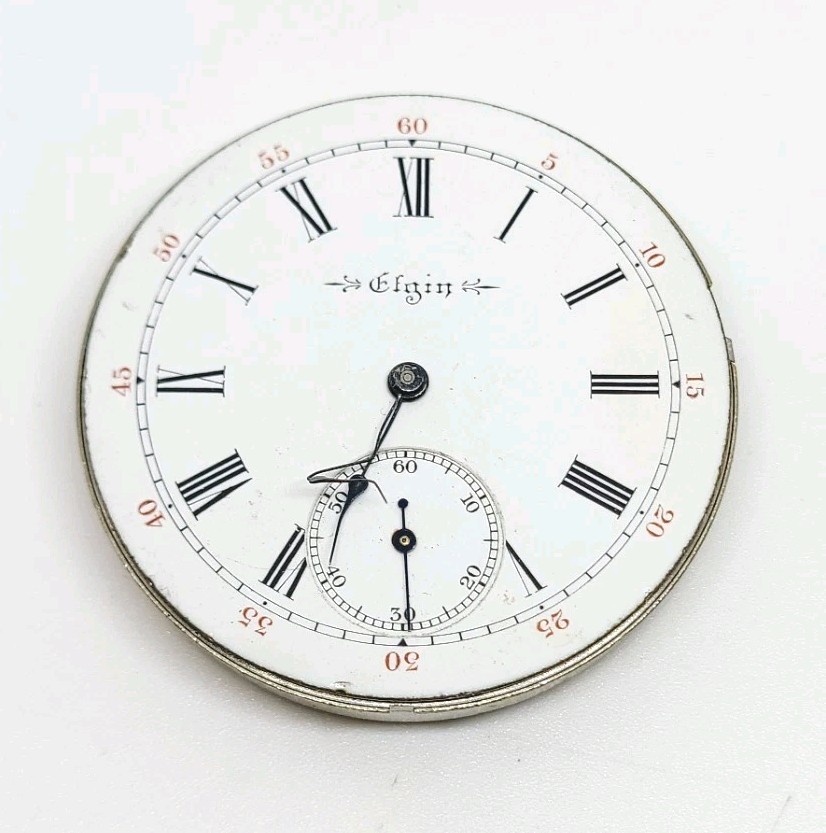 1903 Elgin Model 7 Grade 211 7J 16s Pocket Watch Movement For Repair