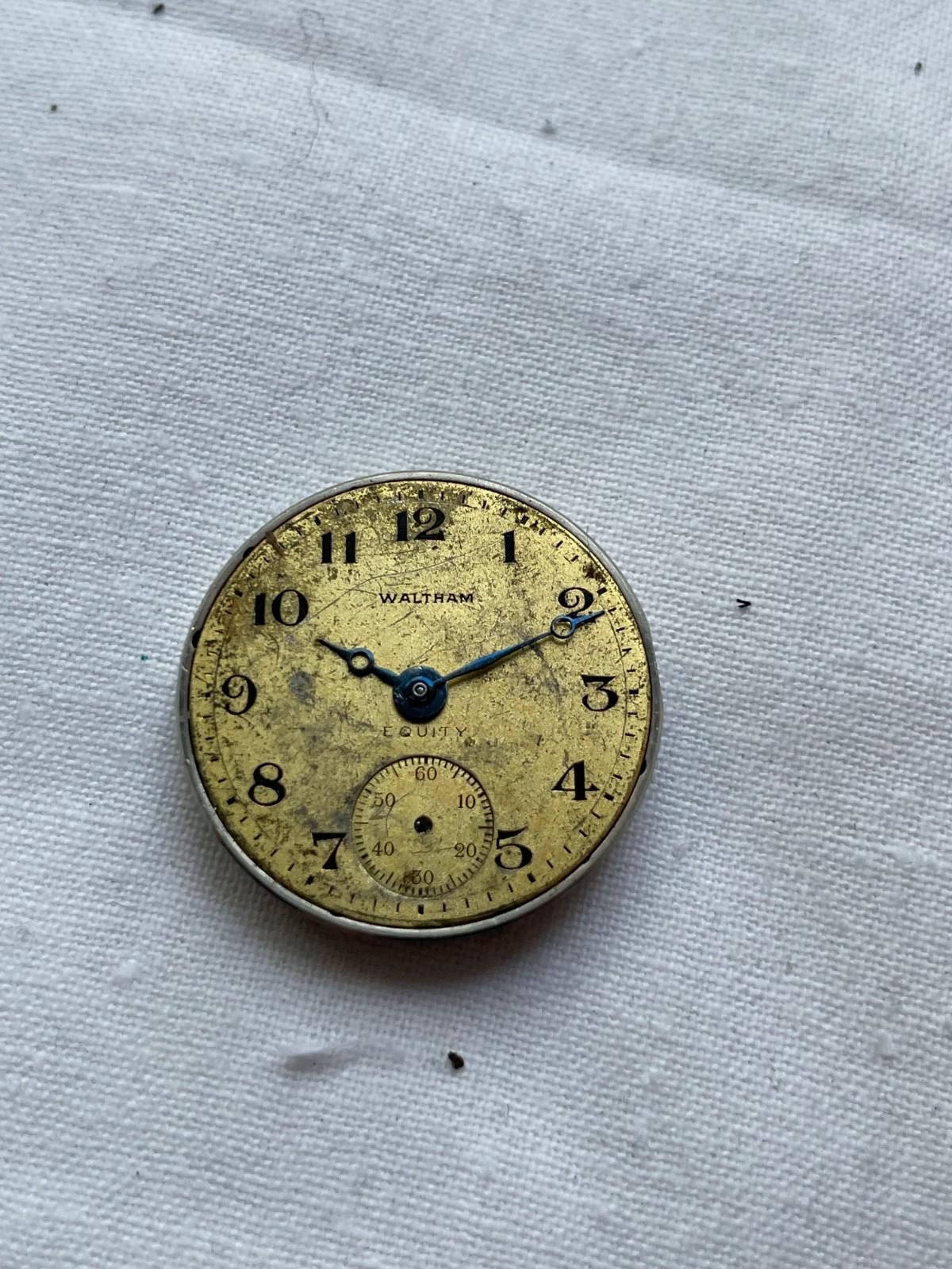 Waltham Equity – movement for mens watch AS IS, lot 2105