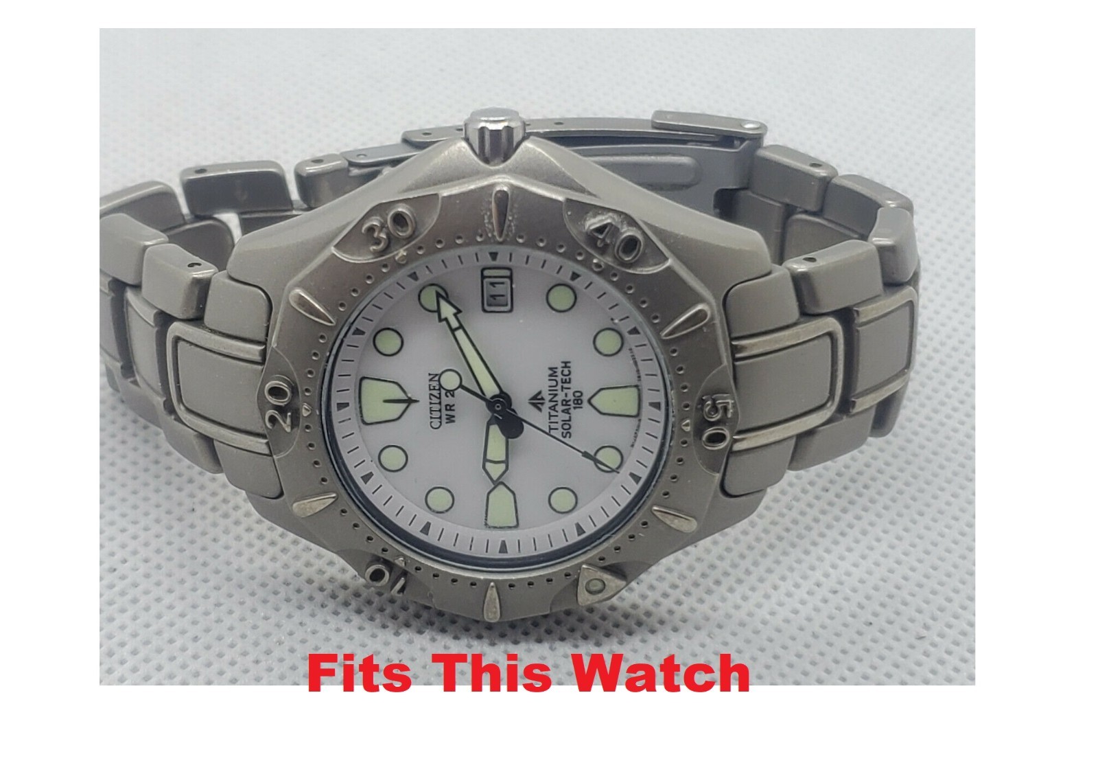 Citizen Solar-Tech Mens Titanium Watch Link