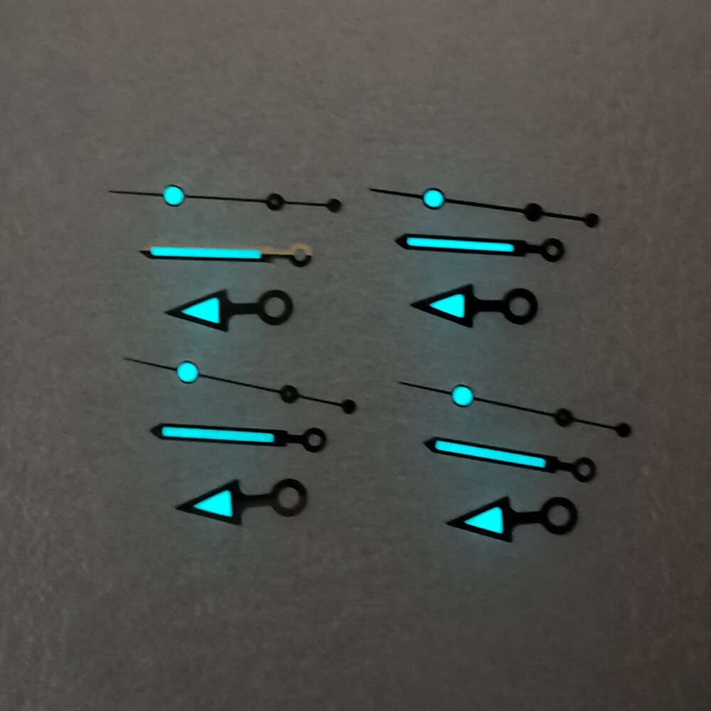silver rose gold black gold luminous watch hands fit NH35 NH36 movement
