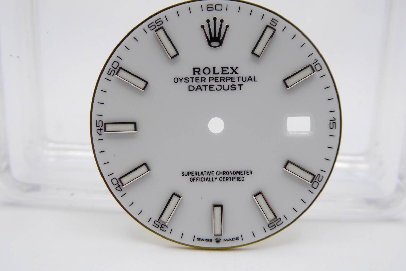 Rolex Datejust 41mm white dial 126300/334
