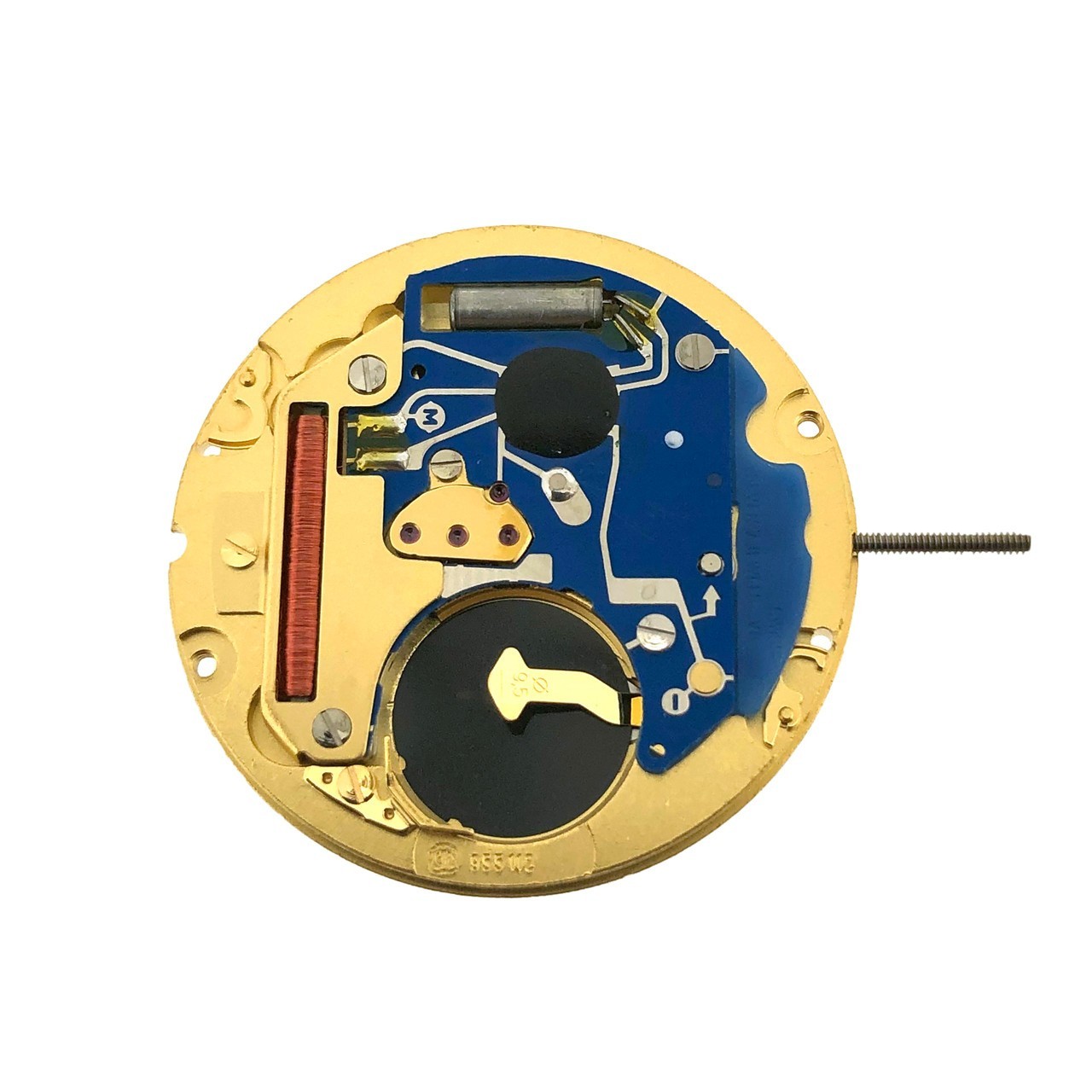 Genuine ETA 955.112 Swiss Quartz Watch Movement Date @ 3 White Replacement NOS