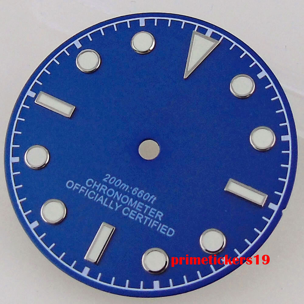 29mm Sterile Watch Dial Snowflake Hands Fit NH35 NH36 Miyota8215 ETA2824 PT5000