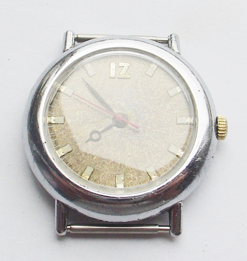 Rary Vintage Raketa Soviet Russian watch mov R 2609 Brown Dial SERVICED