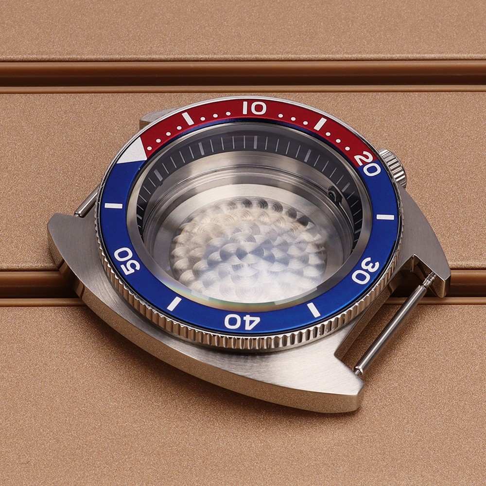 41mm Steel Watch Case Modify turtle Mod Sapphire 10ATM For Seiko NH34 35 NH36 38
