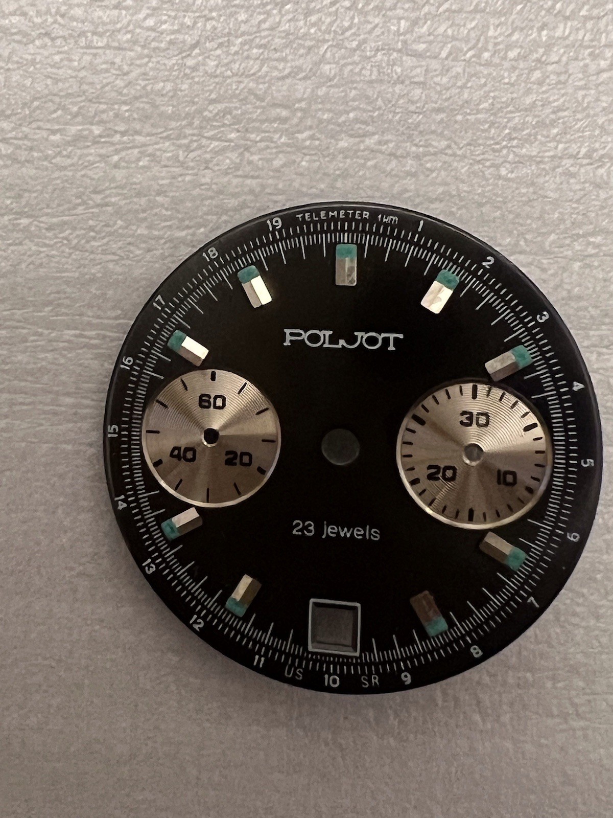 Chronograph 3133 Movement (USSR) Poljot Dial.
