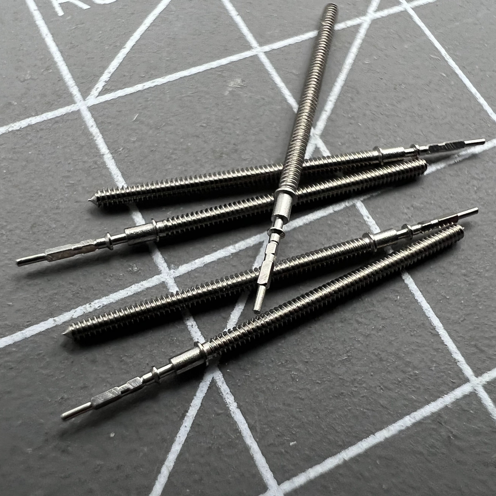 5pcs Watch Winding Stems Fit for Hattori Epson TMI VK63/VK64/VK67/VK68 Movement
