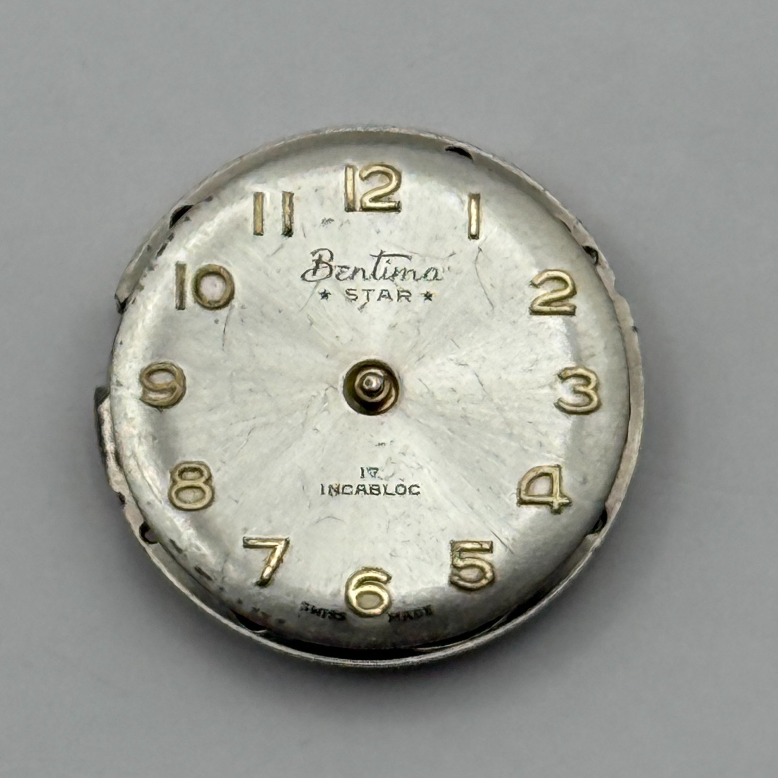 ETA 2512 Watch Movement Bentima 17 Jewels Swiss Manual Wind Parts Repair 17.5mm