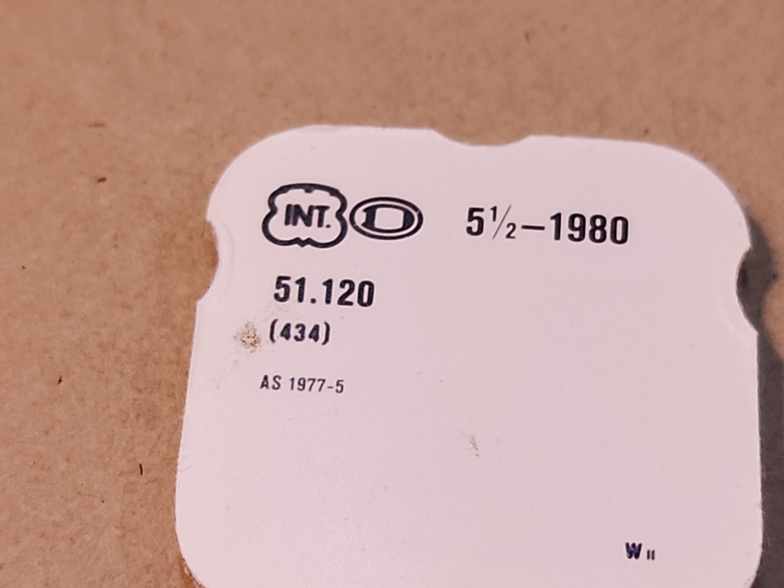 NOS INT 5-1/2 1980 PN 434 Click Spring A.S. 1977-5 Parts Spares Repairs