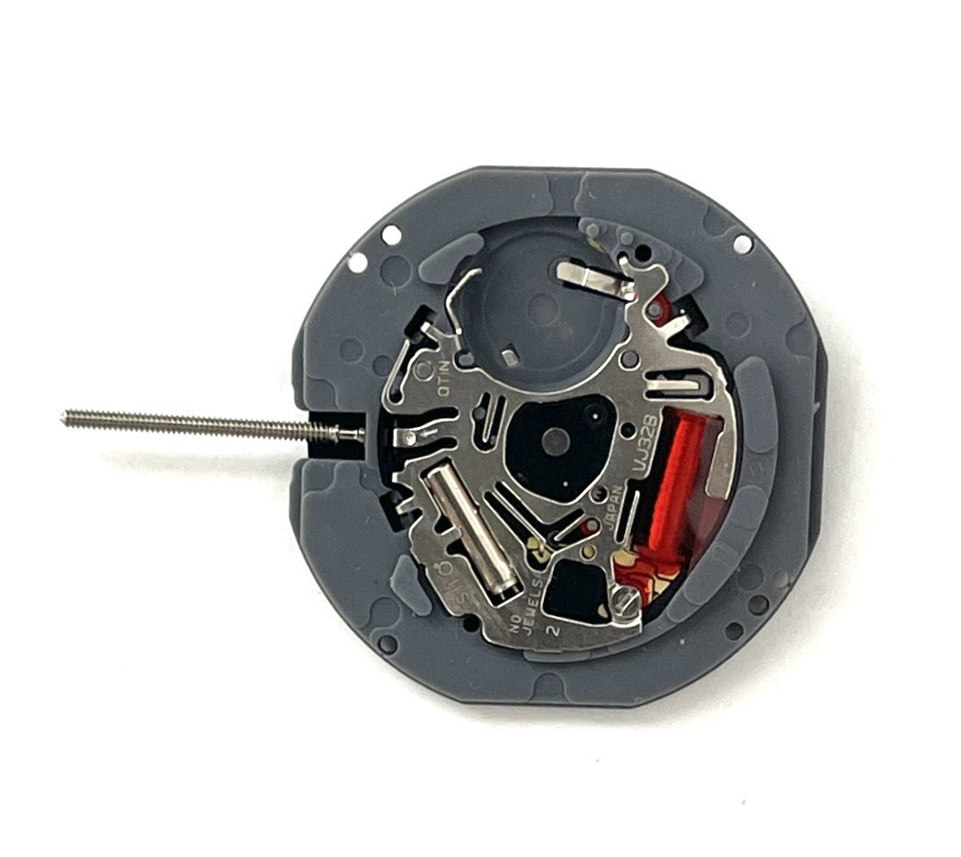 Epson Hattori VJ32B Movement For New Unused Replacement Black 6H Calendar