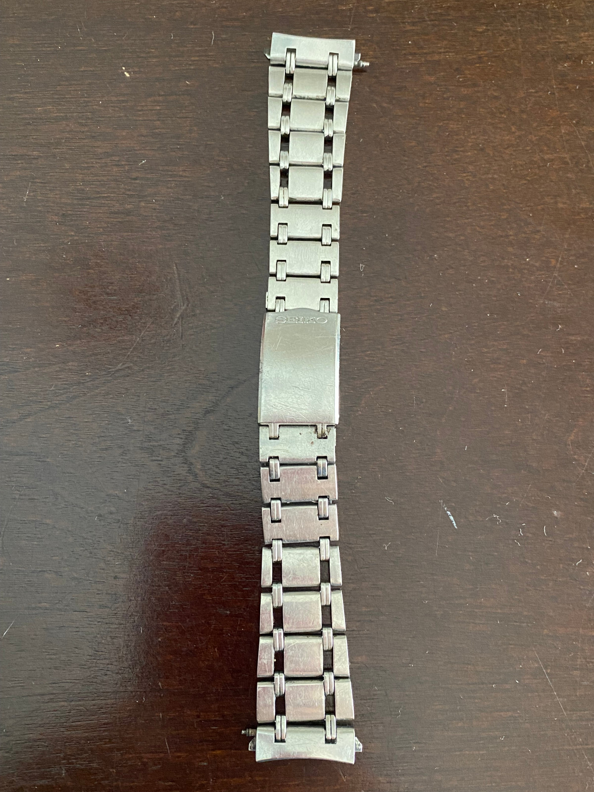 VINTAGE 20MM SEIKO WRIST WATCH BAND, STAINLESS STEEL,WILL FIT UP TOO 6.25″ WRIST