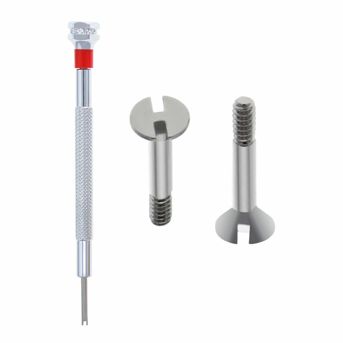 2 “H” SCREW FOR 44-45MM HUBLOT BIG BANG WATCH RUBBER STRAP BAND + SCREWDRIVER SS
